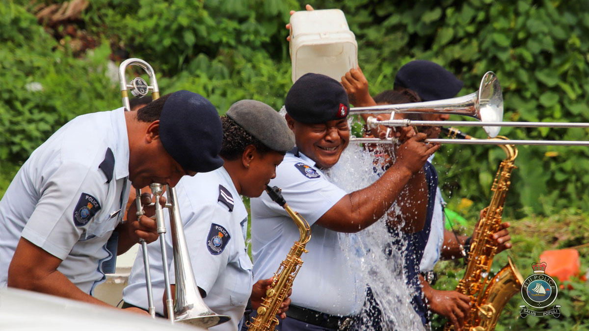 Police Band shares joy of the New Year in communities