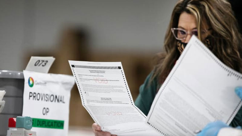US state of Georgia announces recount of all paper ballots cast in elections