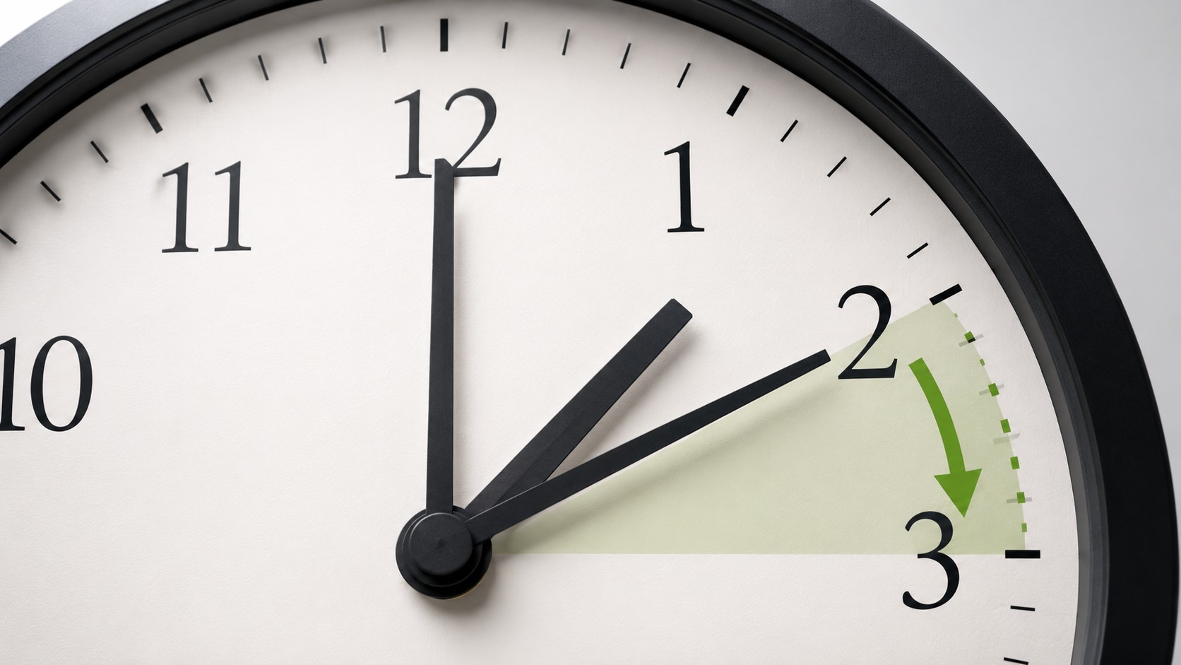 Daylight saving finishes