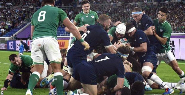Ireland start RWC on a high after defeating Scotland 27-3 