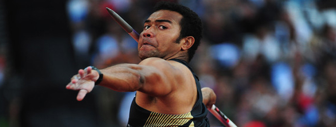 Copeland competing in Menâ€™s Javelin today