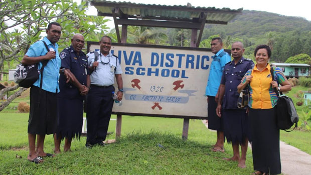 Community policing team tour Kadavu