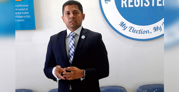 FEO conducting a final refresher training for all Elections Officials who have signed their contracts