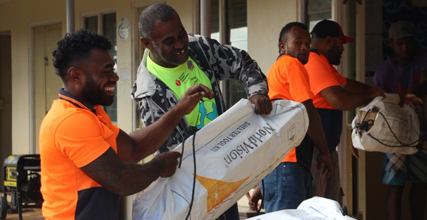 Over 200 families throughout Kadavu receive shelter tool kits and tarpaulins