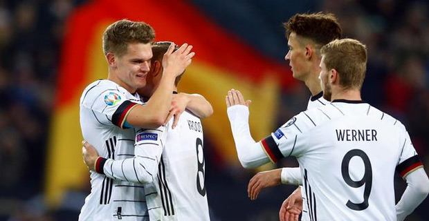 Kroos scores twice as Germany book their spot for Euro 2020 after defeating Belarus 4-0