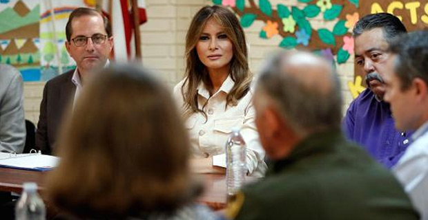 Melania Trump makes unannounced visit to Texas facility where migrant kids are sent 