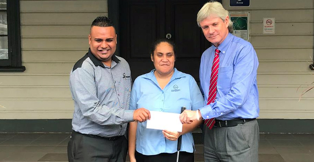 United Blind Persons of Fiji receives $5000 cheque from FNU