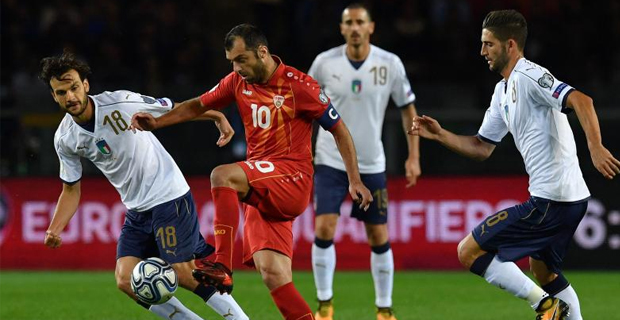 Italy draws with Macedonia in FIFA World Cup Qualifying match