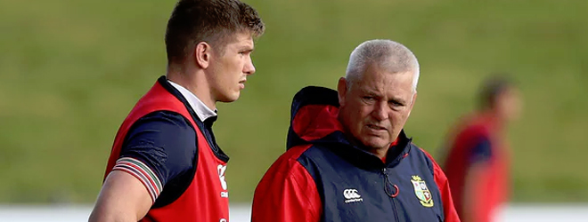 Gatland confident Farrell will be fit for first All Blacks test