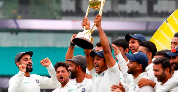India secure historic Test series win after final day washed out