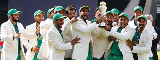 Pakistan thrashes India by 180 runs