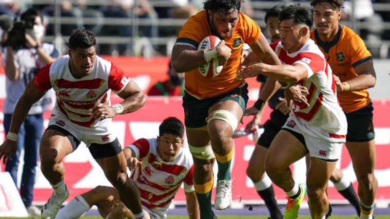 Wallabies beat Japan 32-23 in Oita
