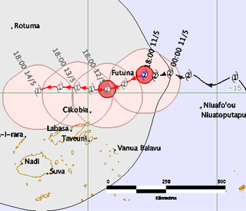 TC Ella expected to weaken as it moves over North of Vanua Levu 