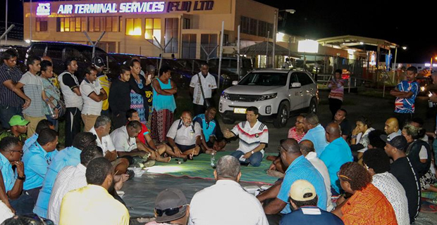 AG meets with striking ATS employees who walked out of their workplace on Saturday