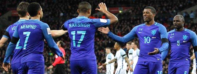 Netherlands beat England in International Soccer Friendly 