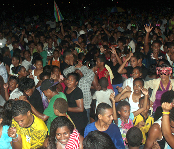 People hyped up for Annual Fiji Street Party