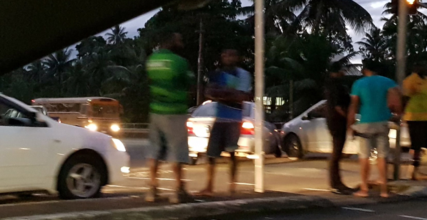 Accident along Grantham Road and Nabua junction causes traffic 