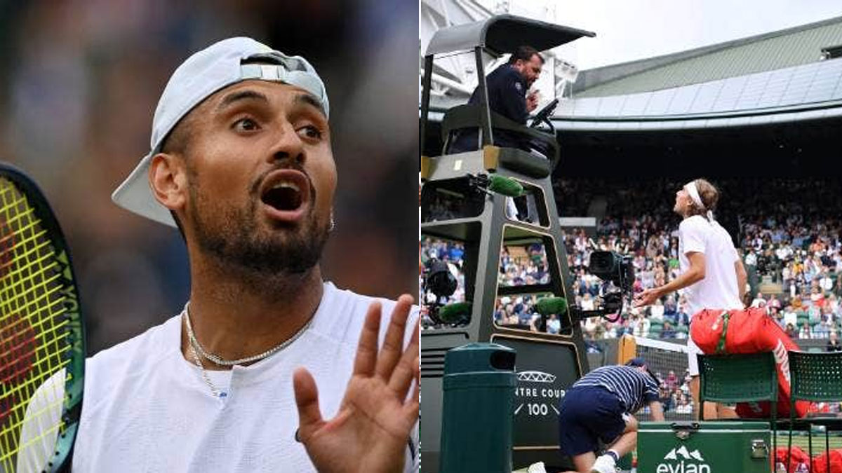 ‘Just get a new umpire!’ – Nick Kyrgios has fiery outburst at officials during Wimbledon