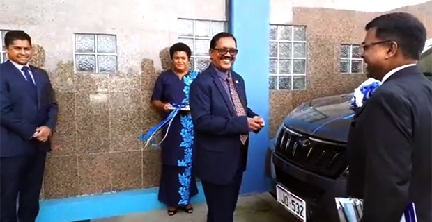 Electoral Commission gets new vehicle from Indian Government