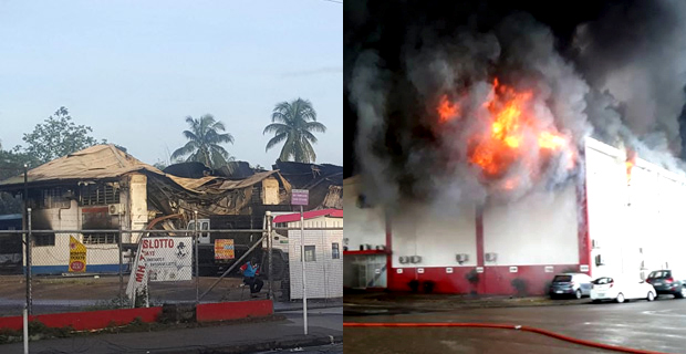 Reports on fire at MH Homemaker and Hardware and MH Warehouse submitted to Police