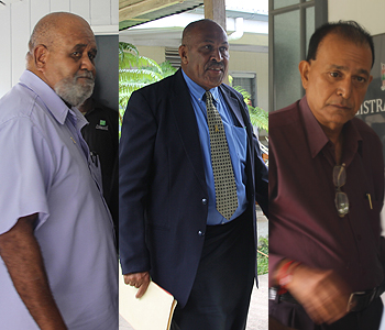 Colonel Vasu, Bhika and Kunatuba charged by FICAC