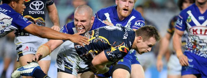 Cowboys attacking display stuns Bulldogs