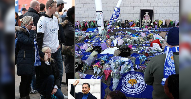 Leicester City owner on board crashed helicopter