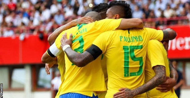 Brazil beats Austria 3-0 in FIFA World Cup warm up match