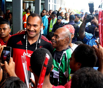 BNZ Crusaders arrive for historic clash