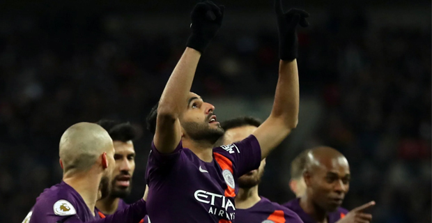 Man City beats Tottenham 1-0