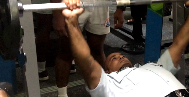 Qiliho opens new Police gym at the Police headquarters 