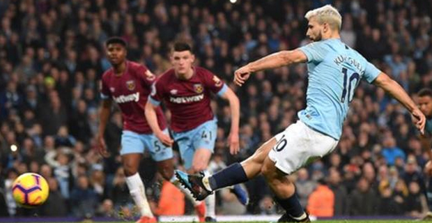 Aguero helps Man City defeat West Ham 1-0