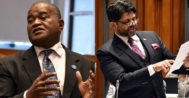 Opposition and Government clash over helium balloons in Parliament 