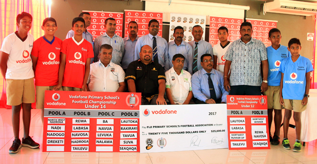 Vodafone gives $25,000 worth of sponsorship for Fiji Primary Schools Football Championship