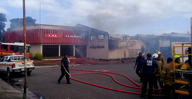 Fire at PA Lal Holdings Limited building extinguished