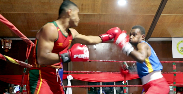 Three boxers from Police and a boxer from Army confirmed in the finals of Sukuna Bowl Boxing Competition