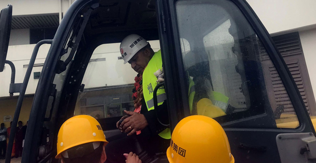 PM breaks ground For CWM New Maternity Unit extension