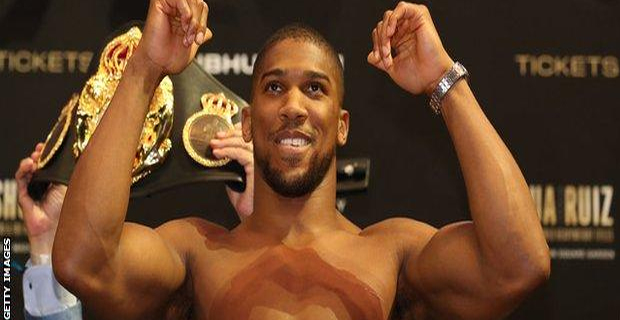 I will be punching like a horse kicking backwards - Joshua