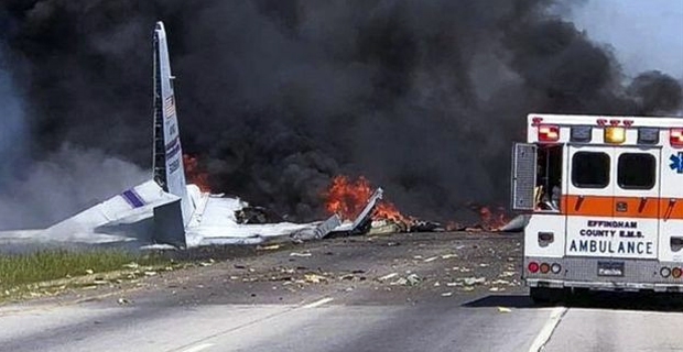 Five dead in military cargo plane crash in US State of Georgia