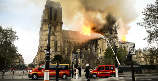 Notre Dame Cathedral saved within crucial half hour