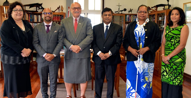 President Konrote receives 2016, 2017 and 2018 Annual Reports from FHRADC 