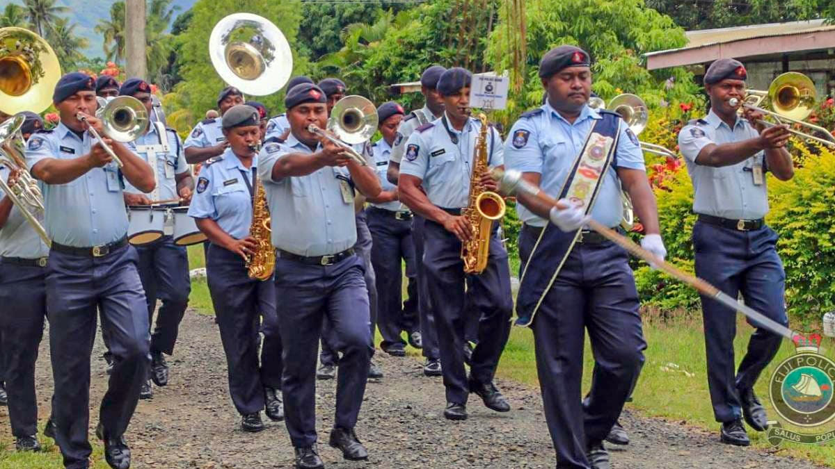 Fiji Police Band visits communities spreading festive cheer