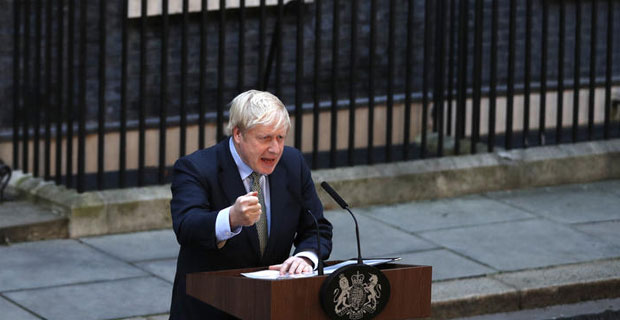 UK's PM Johnson hopes his party's election win will bring closure to Brexit debate
