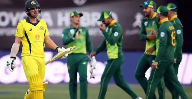 South Africa beat Australia by 40 runs in a one‑day international series
