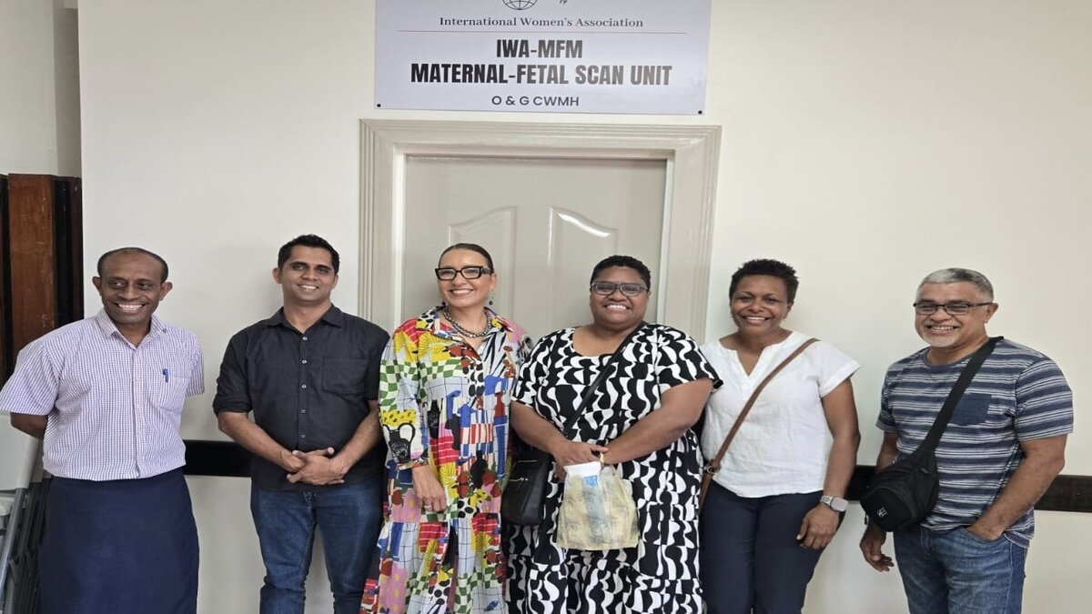 IWA Fiji hands over brand-new Maternal-Fetal Scan Unit at CWM Hospital