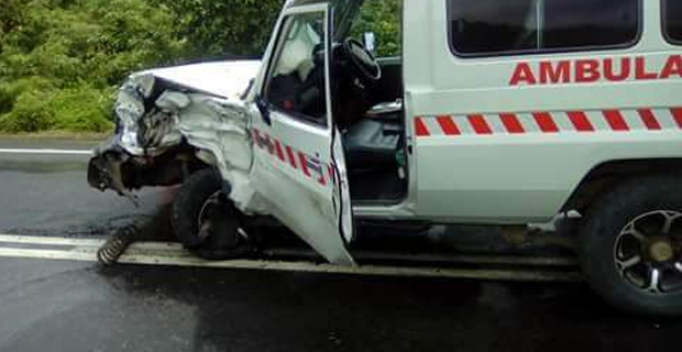 Nurse sustains minor injuries after road accident