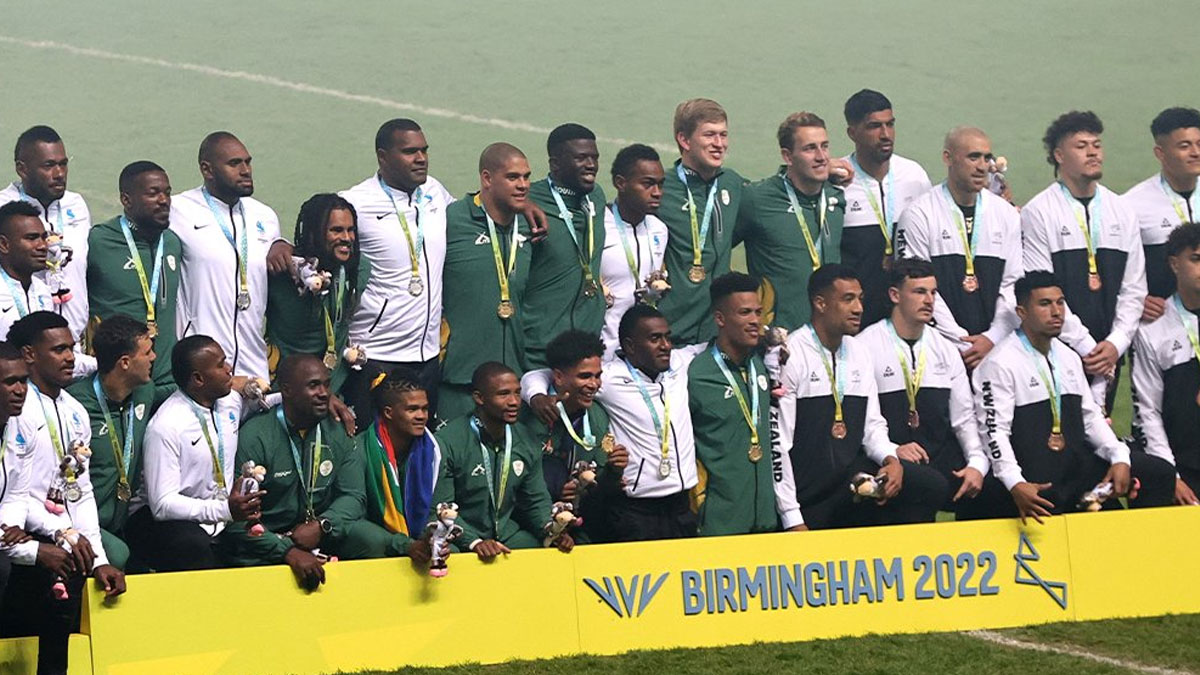 South Africa and Australia beat Fiji to win Birmingham 2022 rugby sevens  titles