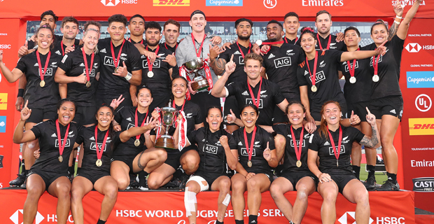 New Zealand claim men and women's title at Cape Town 7s