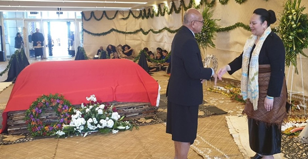 President Jioji Konrote attends State Funeral of the Late Tongan Prime Minister