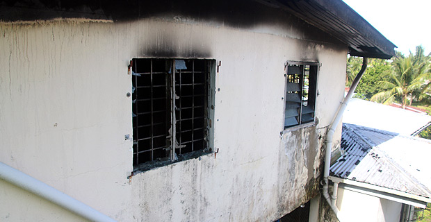 Firefighters battle house fire at Vunivalu Road off Brown Street